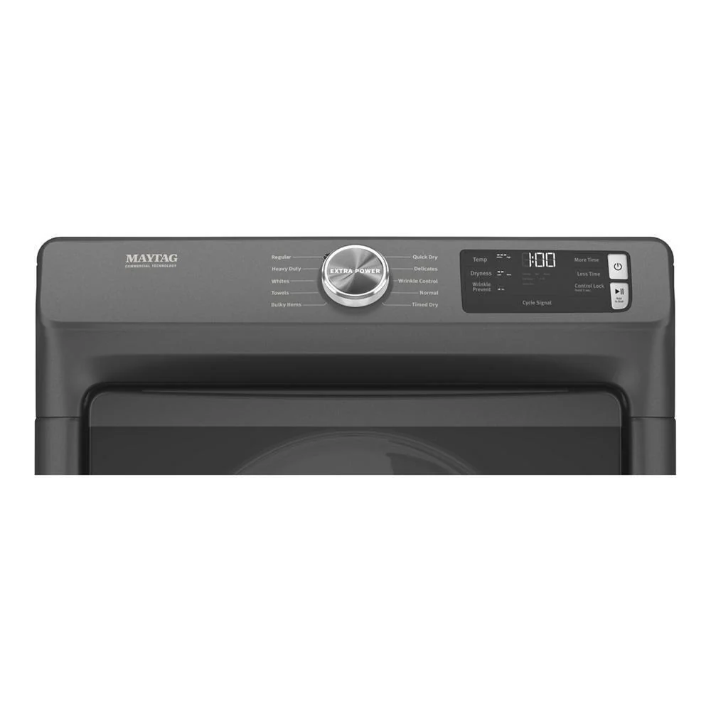 Maytag MED5630MBK Front Load Electric Dryer with Extra Power and Quick Dry cycle - 7.3 cu. ft. - Image 17