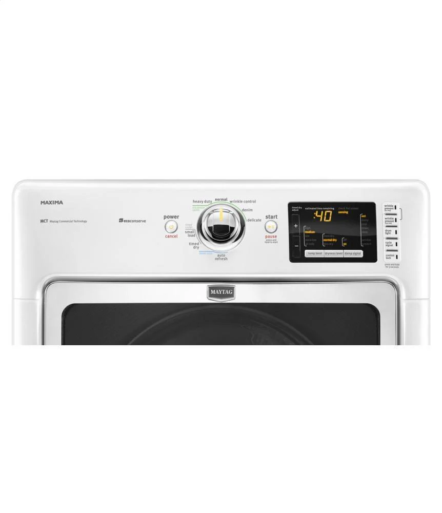 Maytag MED6000XW Maxima® High-Efficiency Electric Steam Dryer - Image 4
