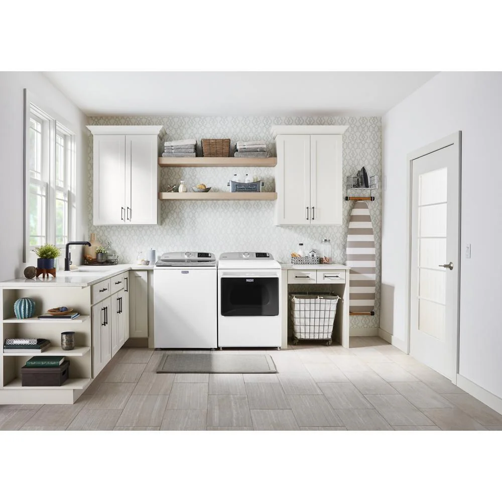 Maytag MED6230HW Smart Top Load Electric Dryer with Extra Power - 7.4 cu. ft. - Image 23