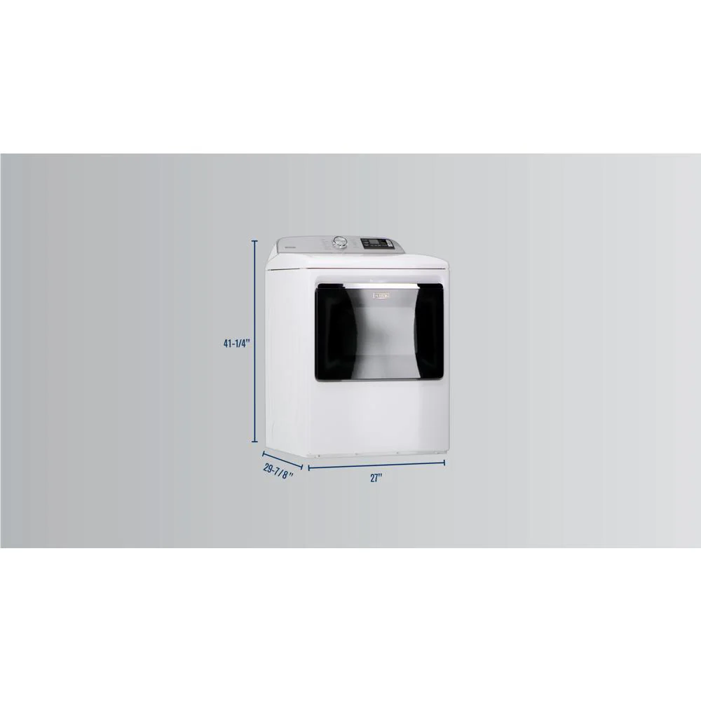 Maytag MED6230RHW Smart Top Load Electric Dryer with Extra Power Button - 7.4 cu. ft. - Image 15