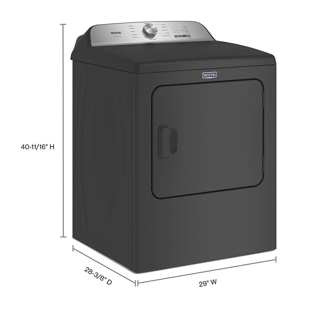 Maytag MED6500MBK Pet Pro Top Load Electric Dryer - 7.0 cu. ft. - Image 13