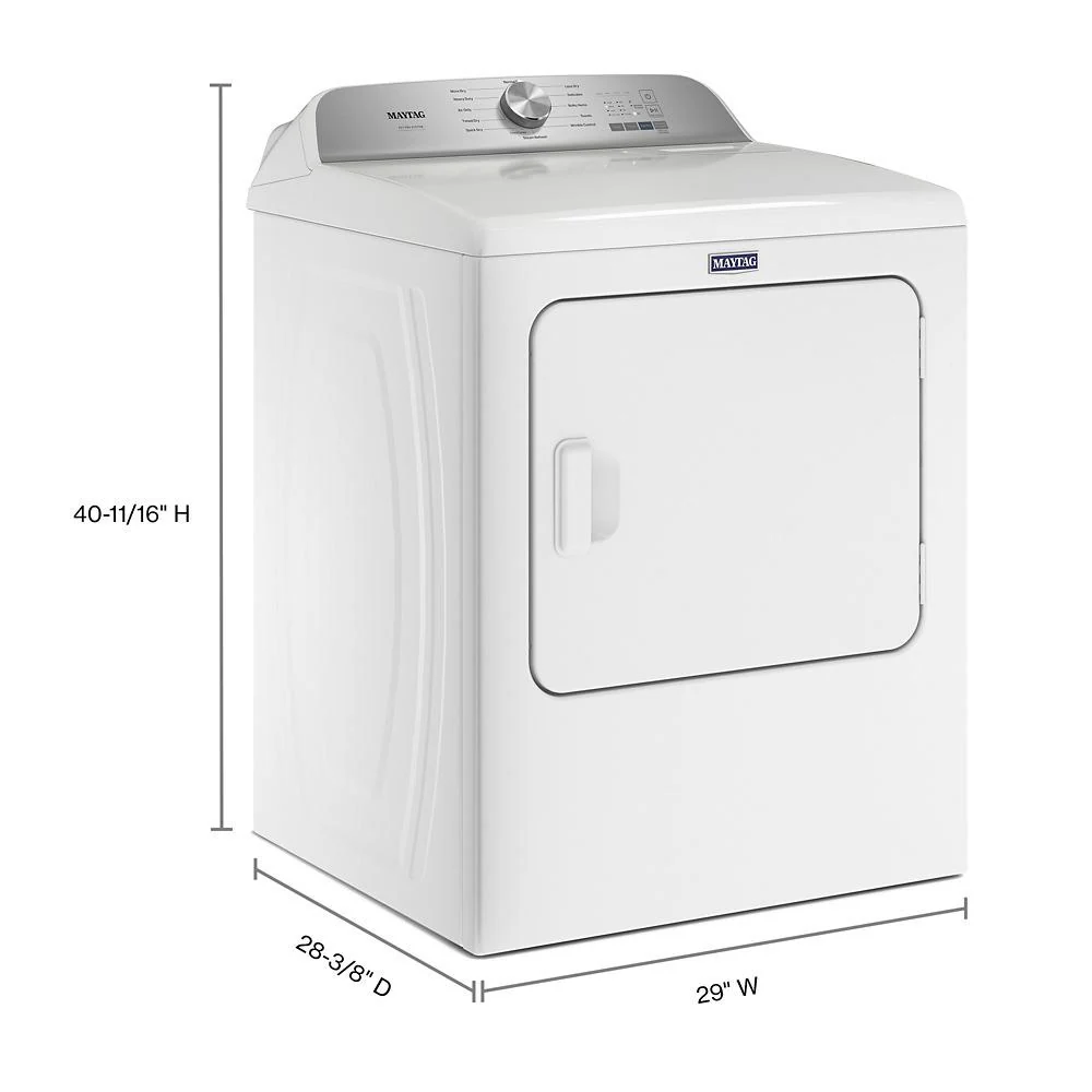 Maytag MED6500MW Pet Pro Top Load Electric Dryer - 7.0 cu. ft. - Image 13