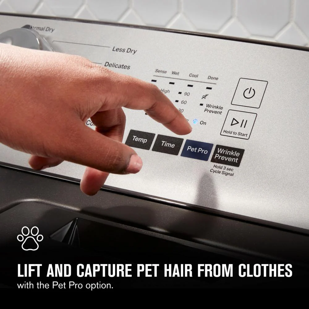 Maytag MED6500MW Pet Pro Top Load Electric Dryer - 7.0 cu. ft. - Image 4