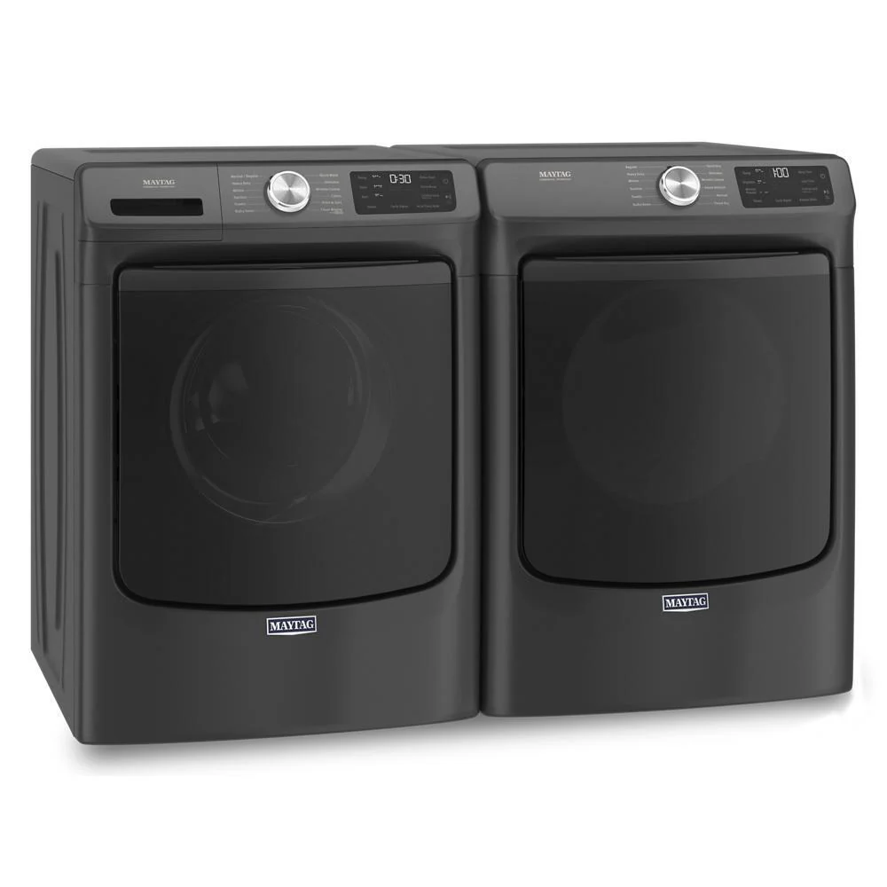 Maytag MED6630MBK Front Load Electric Dryer with Extra Power and Quick Dry Cycle - 7.3 cu. ft. - Image 12