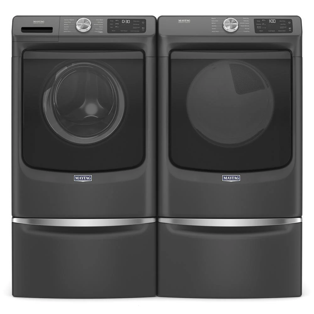 Maytag MED6630MBK Front Load Electric Dryer with Extra Power and Quick Dry Cycle - 7.3 cu. ft. - Image 13
