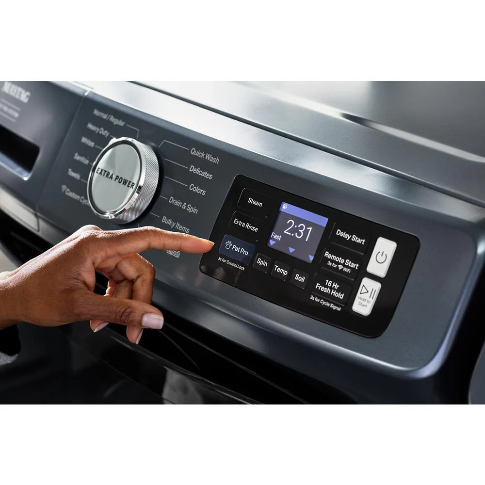 Maytag MED7020RF Smart Pet Pro Front Load Electric Dryer - 7.4 CU. FT. - Image 18