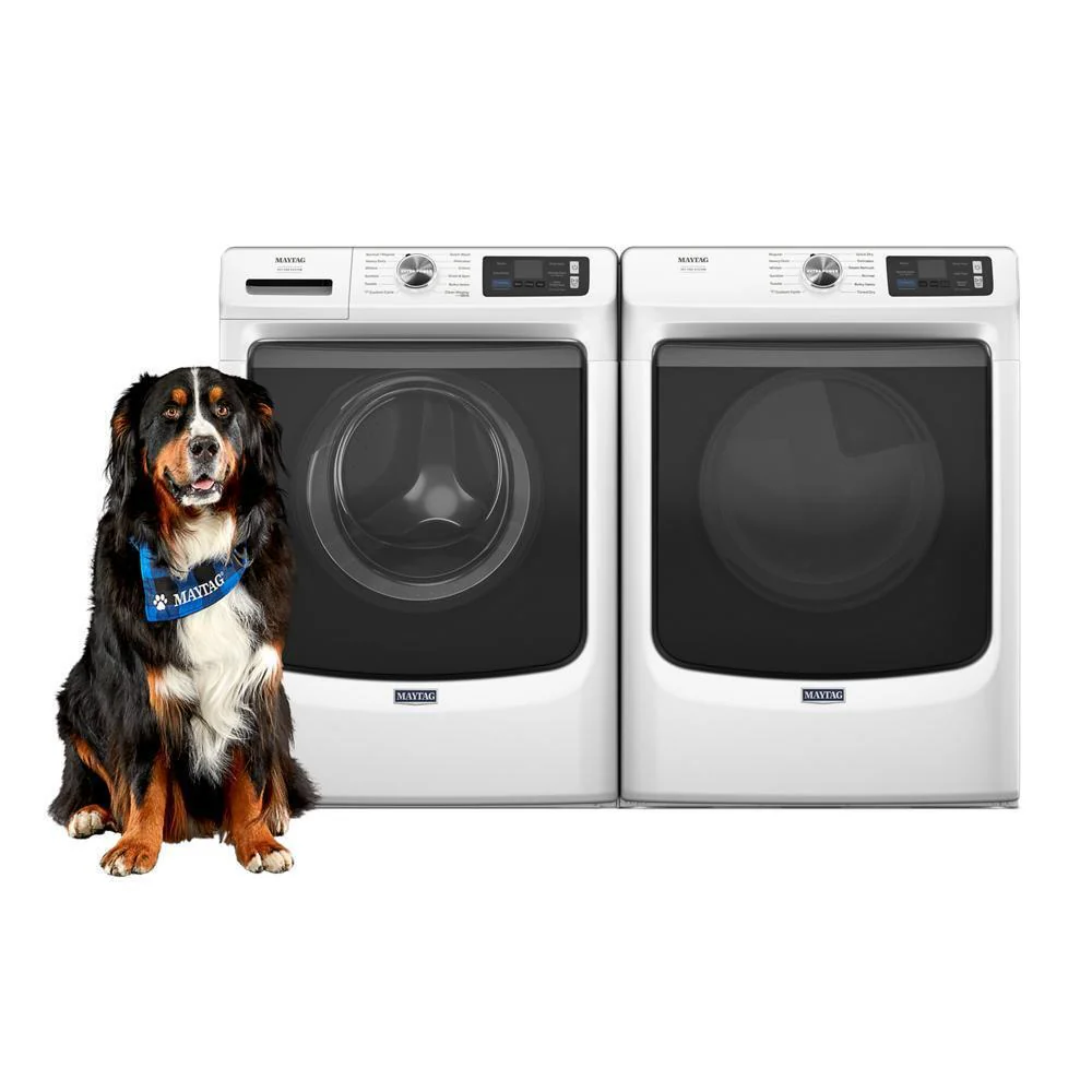 Maytag MED7020RW Smart Pet Pro Front Load Electric Dryer - 7.4 CU. FT. - Image 18