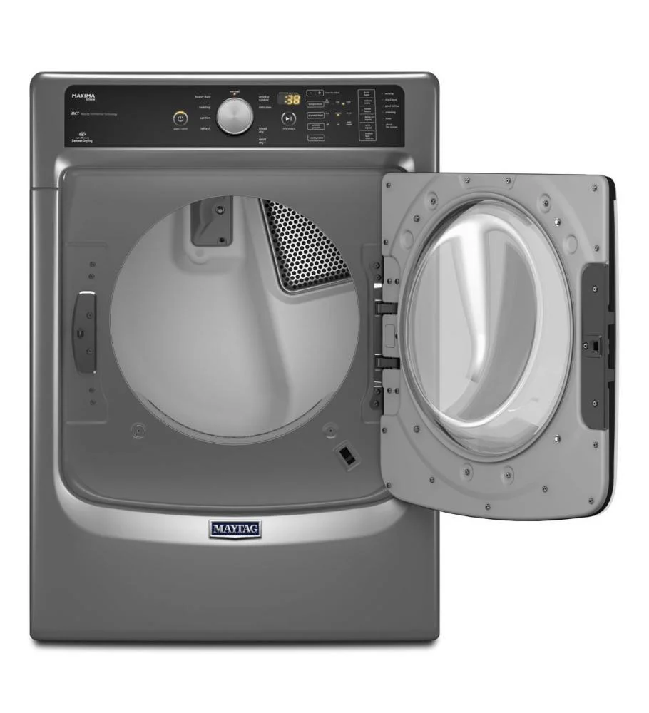 Maytag MED7100DW Maxima® Steam Electric Dryer with Large Capacity and Stainless Steel Dryer Drum - 7.3 cu. ft. - Image 6
