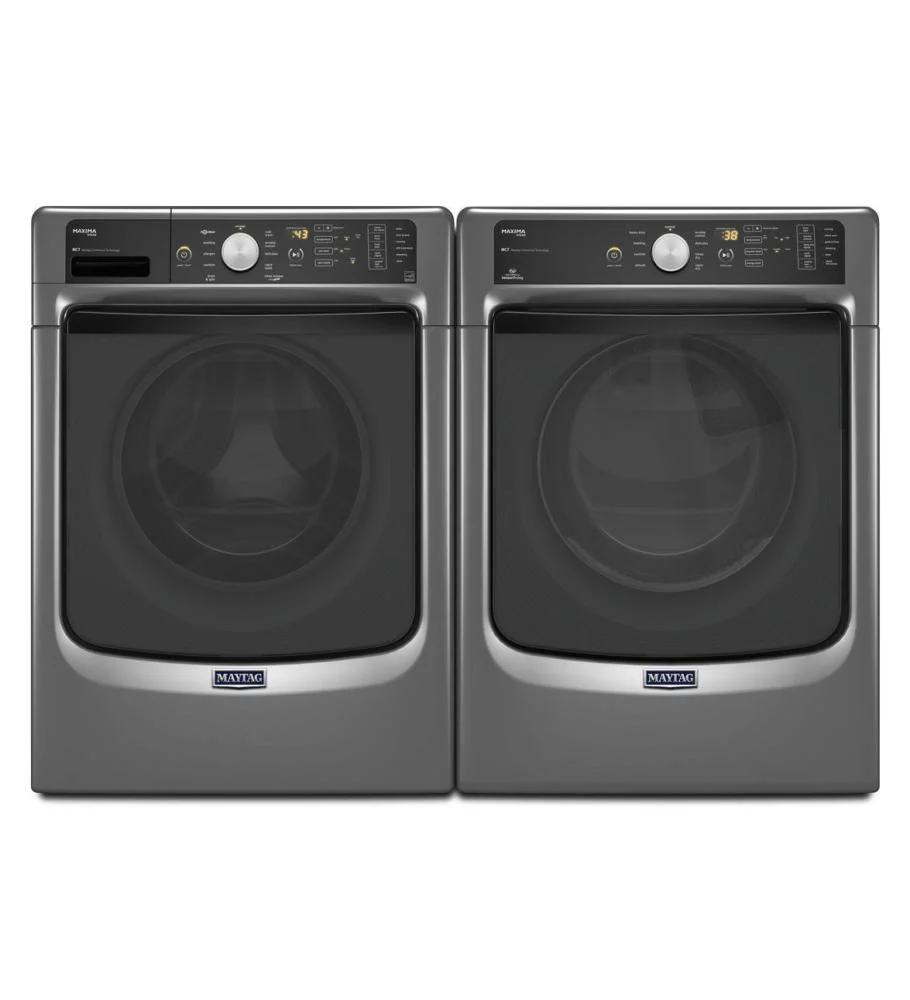 Maytag MED7100DW Maxima® Steam Electric Dryer with Large Capacity and Stainless Steel Dryer Drum - 7.3 cu. ft. - Image 7