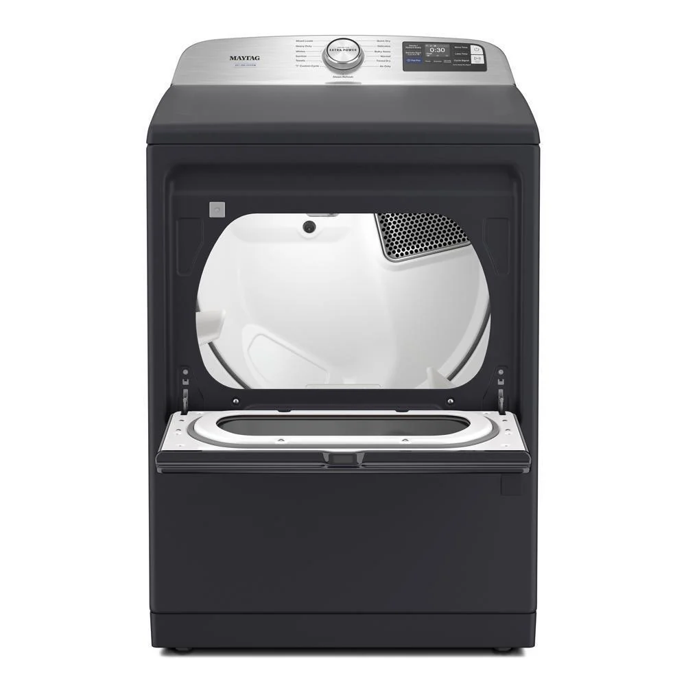 Maytag MED7205RF 7.4 Cu. Ft. Pet Pro Top Load Electric Dryer with Extra Power and Sanitize Cycle - Image 8
