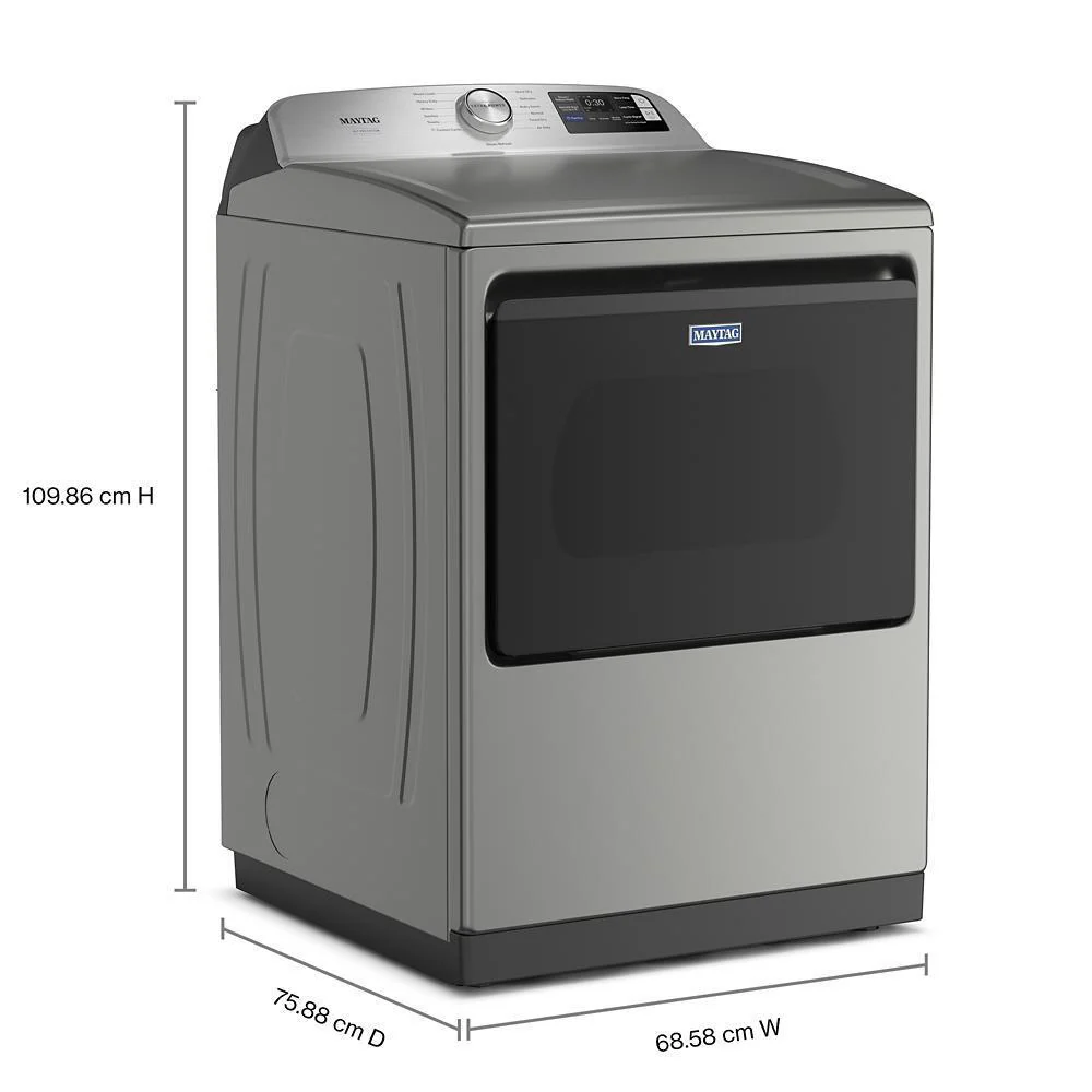 Maytag MED7205RR 7.4 Cu. Ft. Pet Pro Top Load Electric Dryer with Extra Power and Sanitize Cycle - Image 2