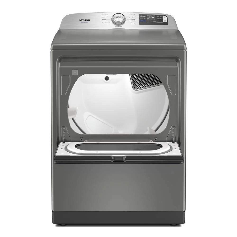 Maytag MED7205RR 7.4 Cu. Ft. Pet Pro Top Load Electric Dryer with Extra Power and Sanitize Cycle - Image 3
