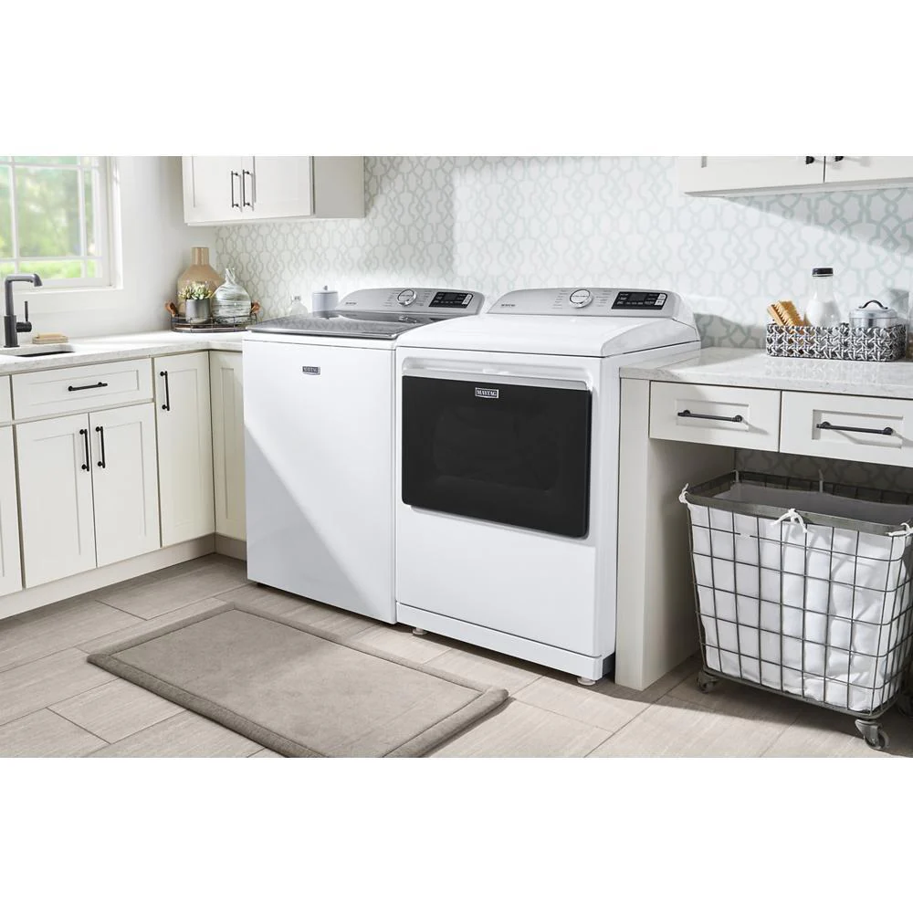 Maytag MED7230HW Smart Top Load Electric Dryer with Extra Power - 7.4 cu. ft. - Image 24