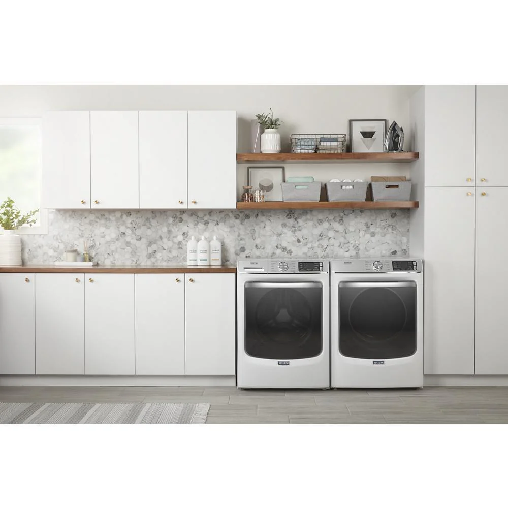 Maytag MED8630HW Smart Front Load Electric Dryer with Extra Power and Advanced Moisture Sensing Plus - 7.3 cu. ft. - Image 8