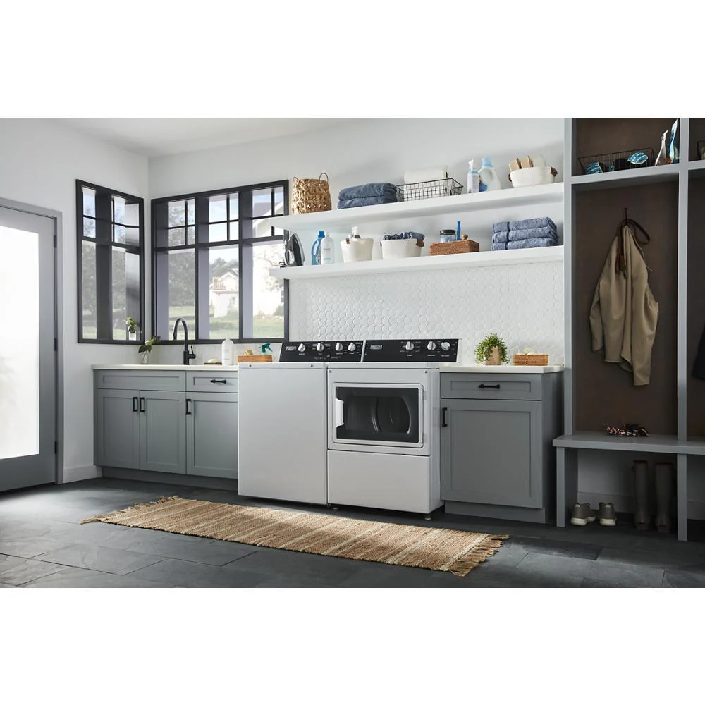 Maytag MEDP586KW Commercial-Grade Residential Electric Dryer - 7.4 cu. ft. - Image 10