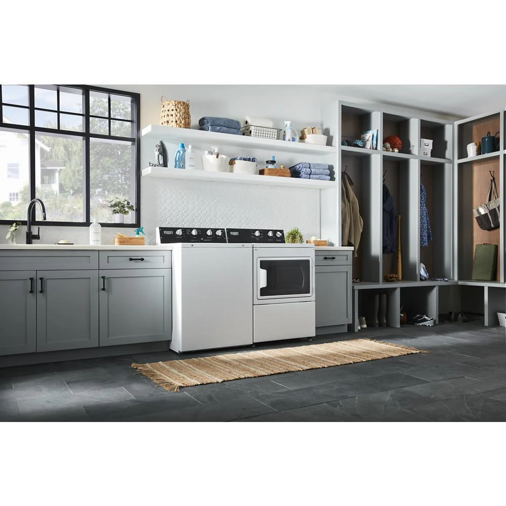 Maytag MEDP586KW Commercial-Grade Residential Electric Dryer - 7.4 cu. ft. - Image 11