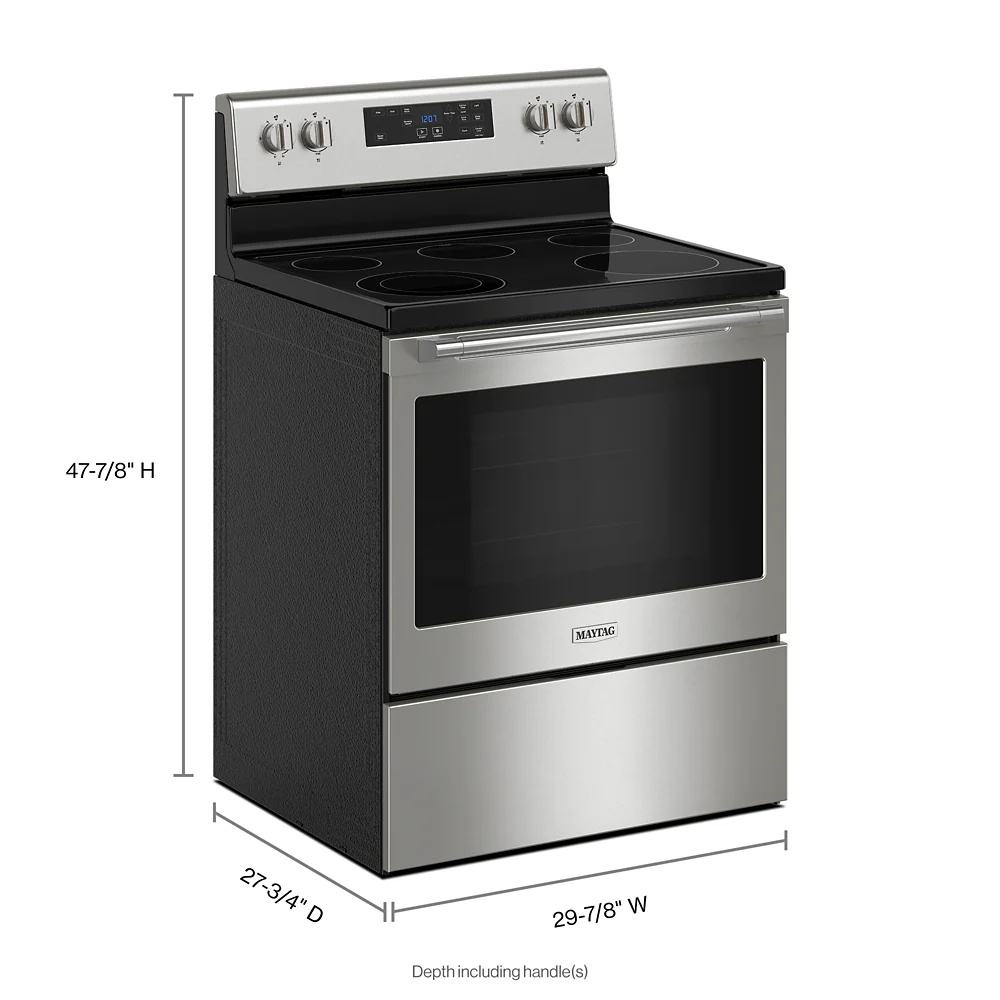 Maytag MER4800PZ 30-inch Wide Electric Range with Steam Clean - 5.3 cu. ft. - Image 11