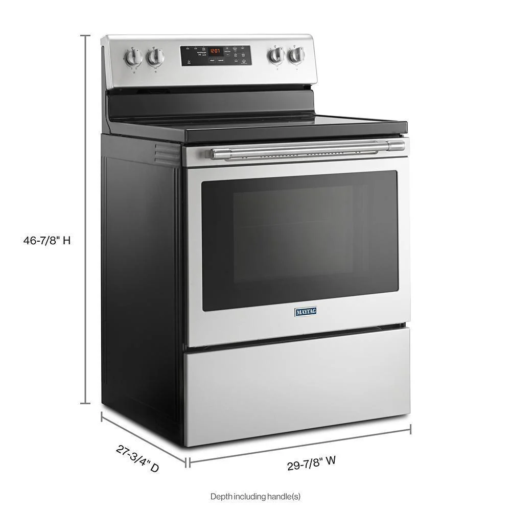 Maytag 30-Inch Wide Electric Range With Shatter-Resistant Cooktop - 5.3 Cu. Ft. - Image 7