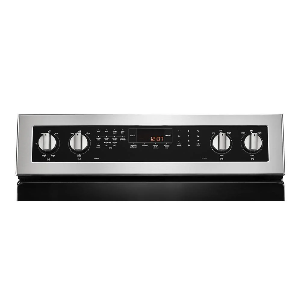 Maytag 30-Inch Wide Electric Range With True Convection And Power Preheat - 6.4 Cu. Ft. - Image 12