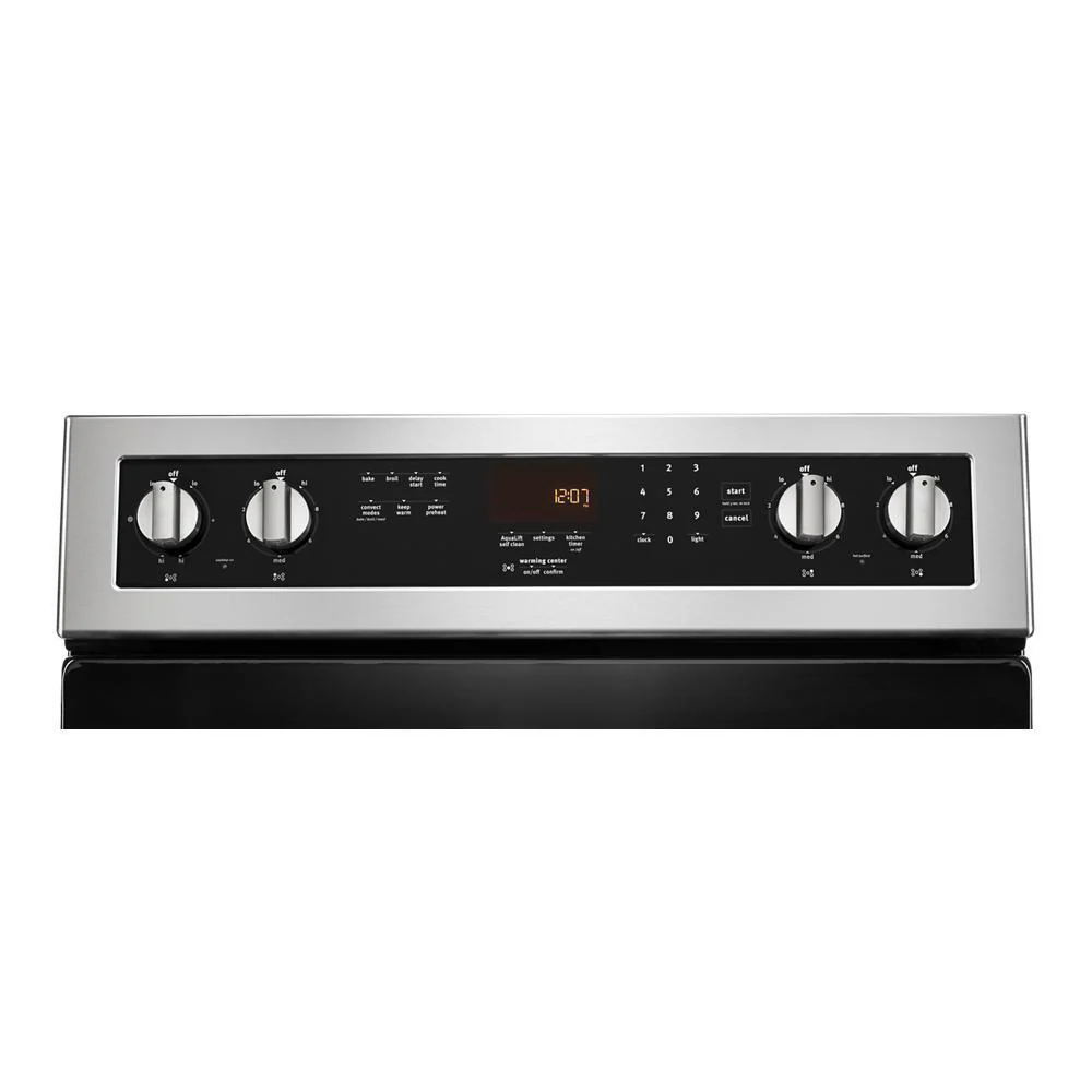 Maytag 30-Inch Wide Electric Range With True Convection And Power Preheat - 6.4 Cu. Ft. - Image 13