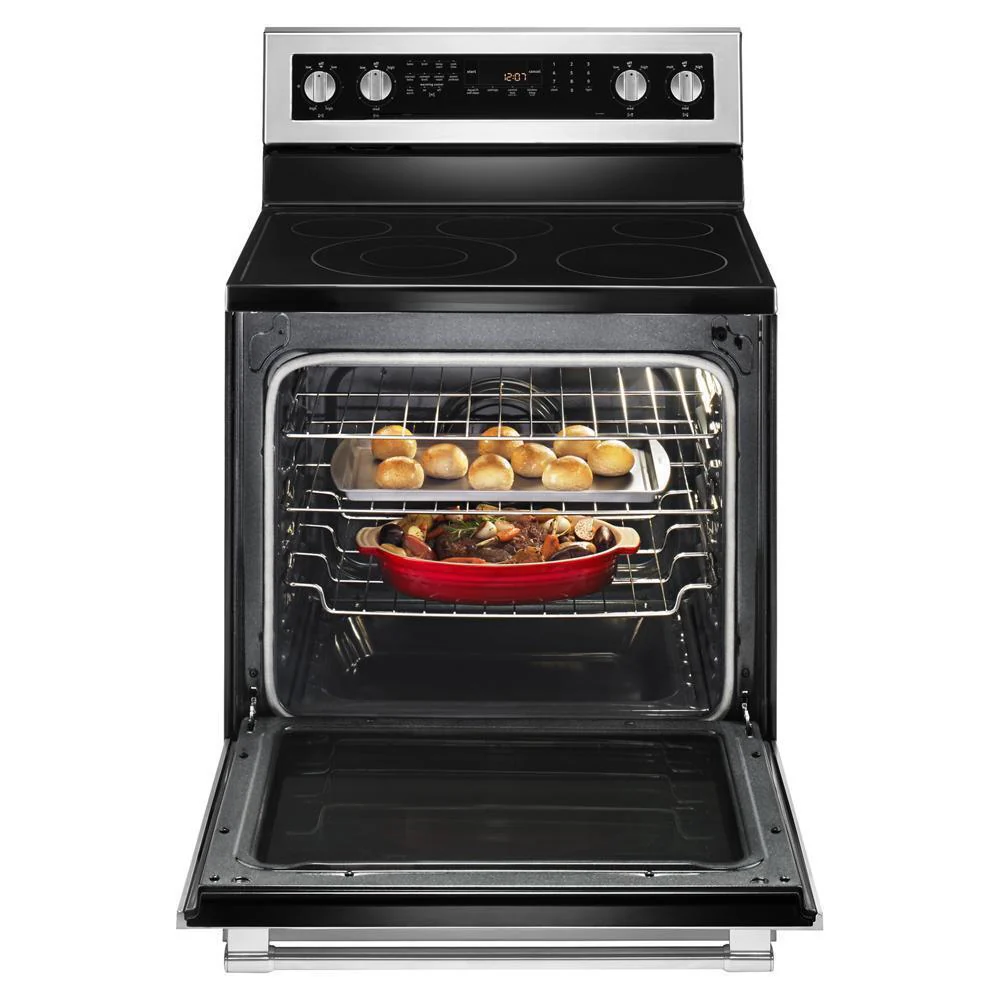 Maytag 30-Inch Wide Electric Range With True Convection And Power Preheat - 6.4 Cu. Ft. - Image 19