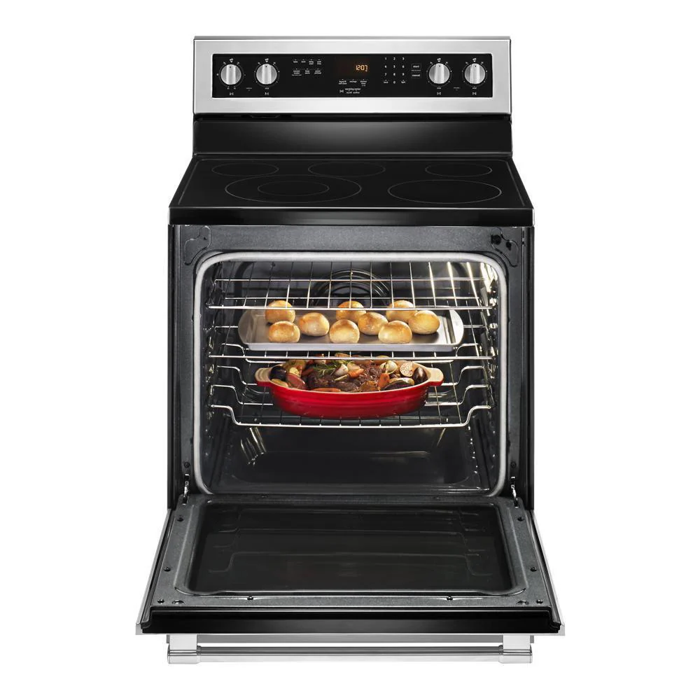 Maytag 30-Inch Wide Electric Range With True Convection And Power Preheat - 6.4 Cu. Ft. - Image 20