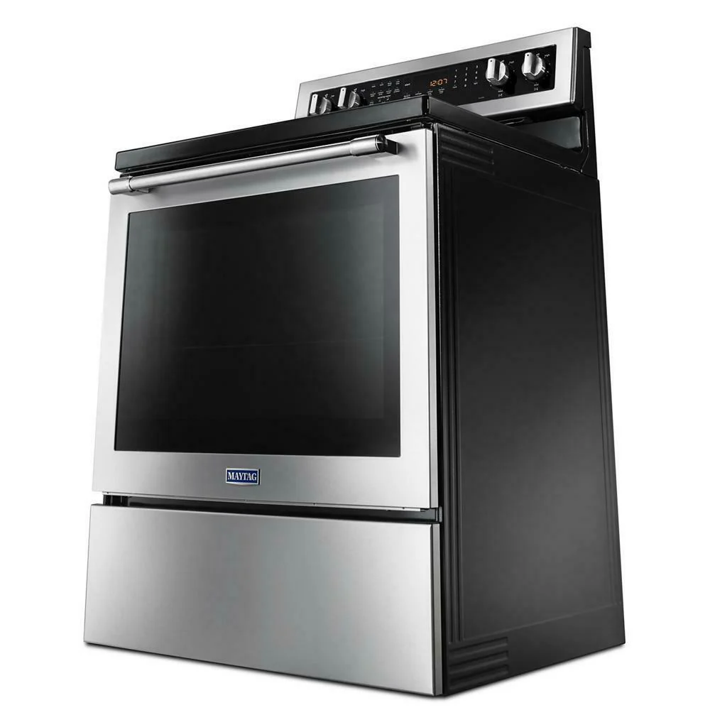 Maytag 30-Inch Wide Electric Range With True Convection And Power Preheat - 6.4 Cu. Ft. - Image 3