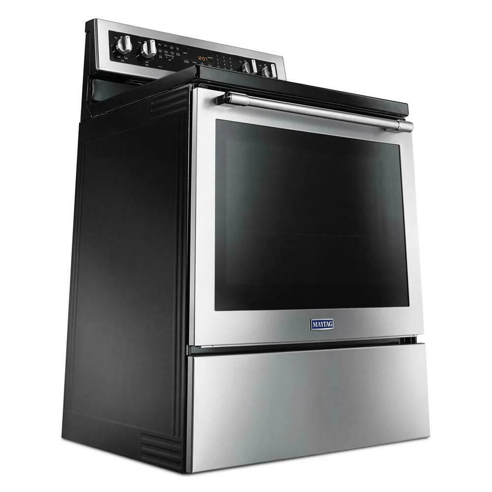 Maytag 30-Inch Wide Electric Range With True Convection And Power Preheat - 6.4 Cu. Ft. - Image 4