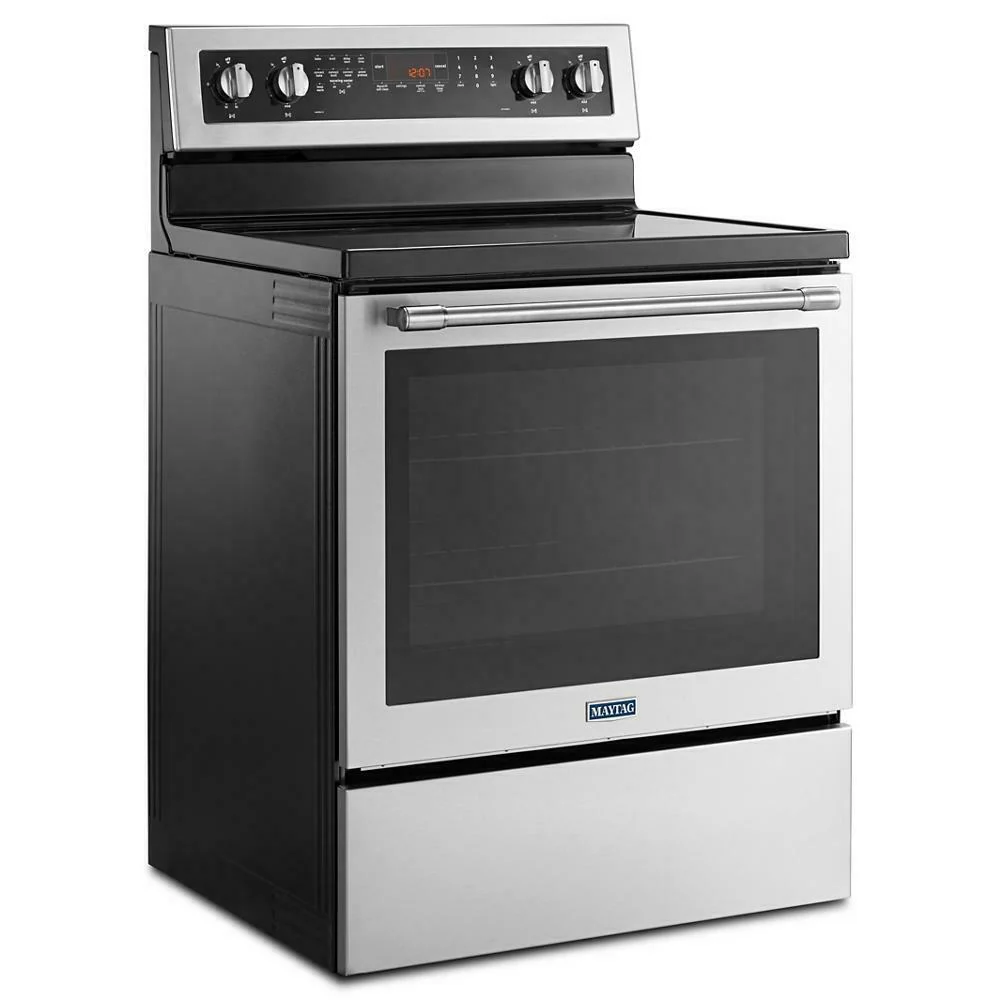 Maytag 30-Inch Wide Electric Range With True Convection And Power Preheat - 6.4 Cu. Ft. - Image 5