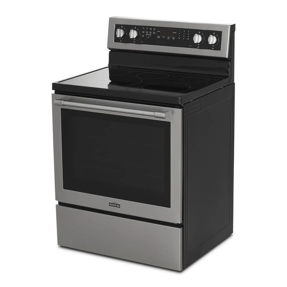 Maytag 30-Inch Wide Electric Range With True Convection And Power Preheat - 6.4 Cu. Ft. - Image 6