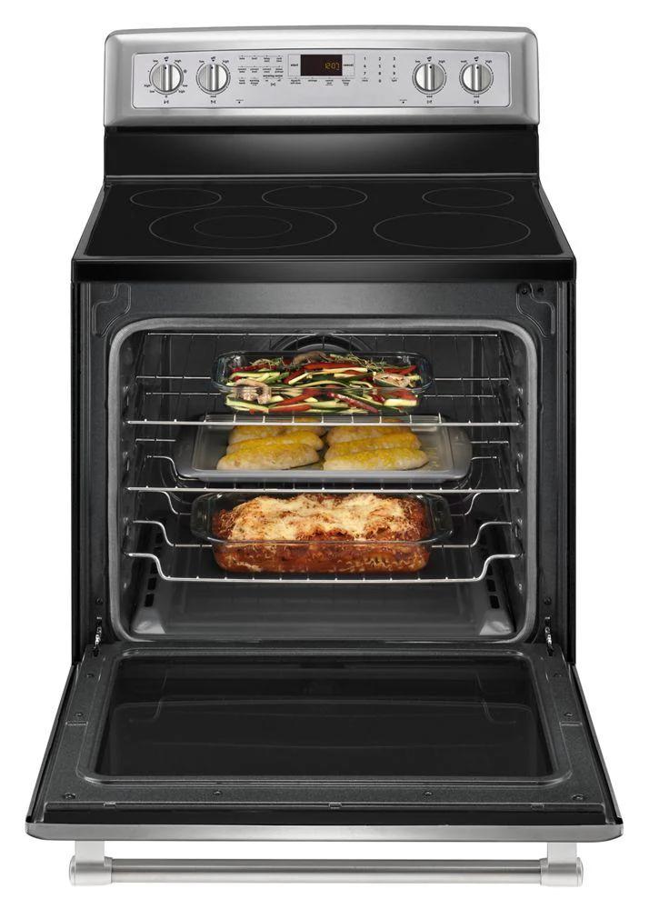 Maytag MER8850DS 30-inch Wide Electric Range with Convection and Warming Drawer - 6.2 cu. ft. - Image 4