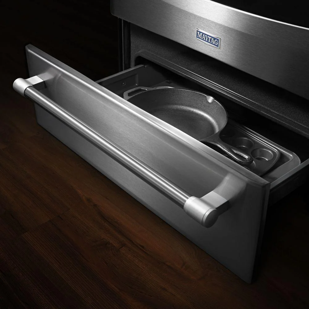 Maytag MER8850DS 30-inch Wide Electric Range with Convection and Warming Drawer - 6.2 cu. ft. - Image 6