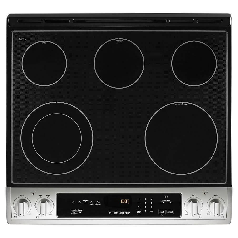 Maytag 30-Inch Wide Slide-In Electric Range With True Convection And Fit System - 6.4 Cu. Ft. - Image 2
