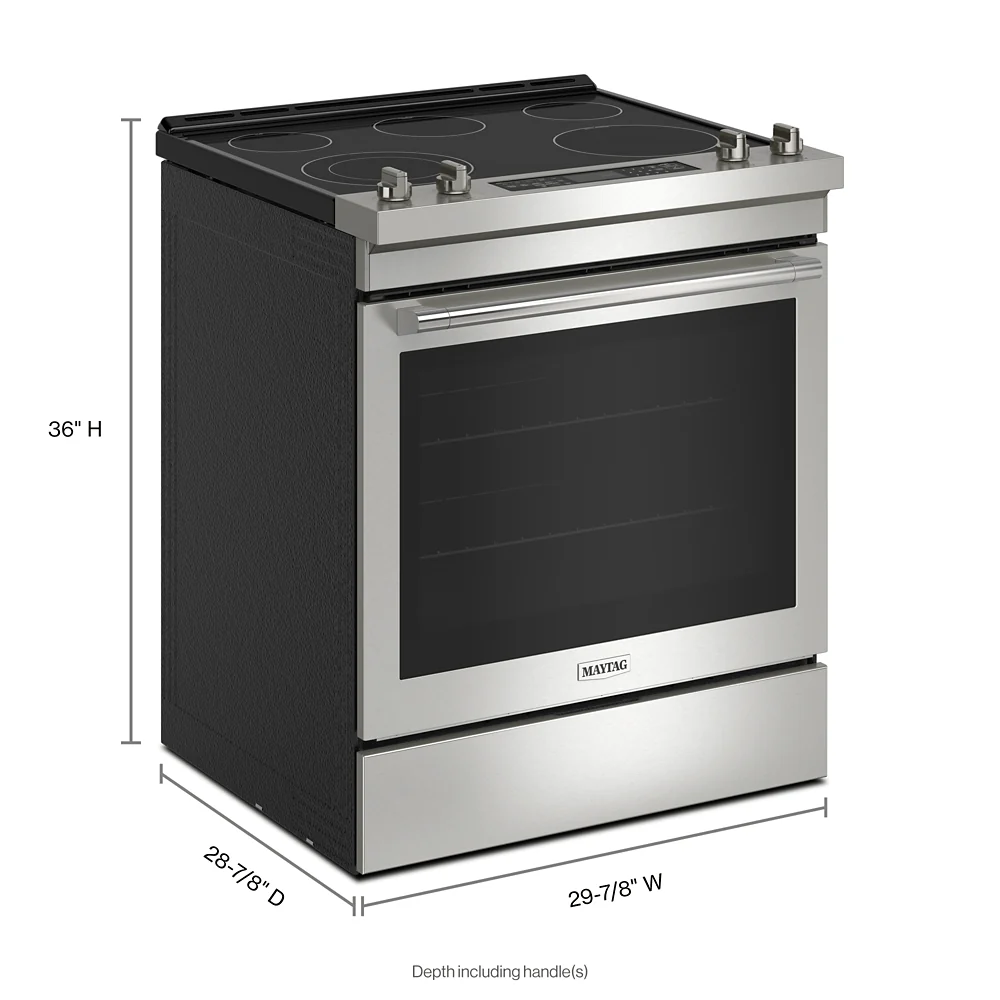 Maytag MES8800PZ 30-Inch Wide Slide-In Electric Range With Air Fry - 6.4 Cu. Ft. - Image 12