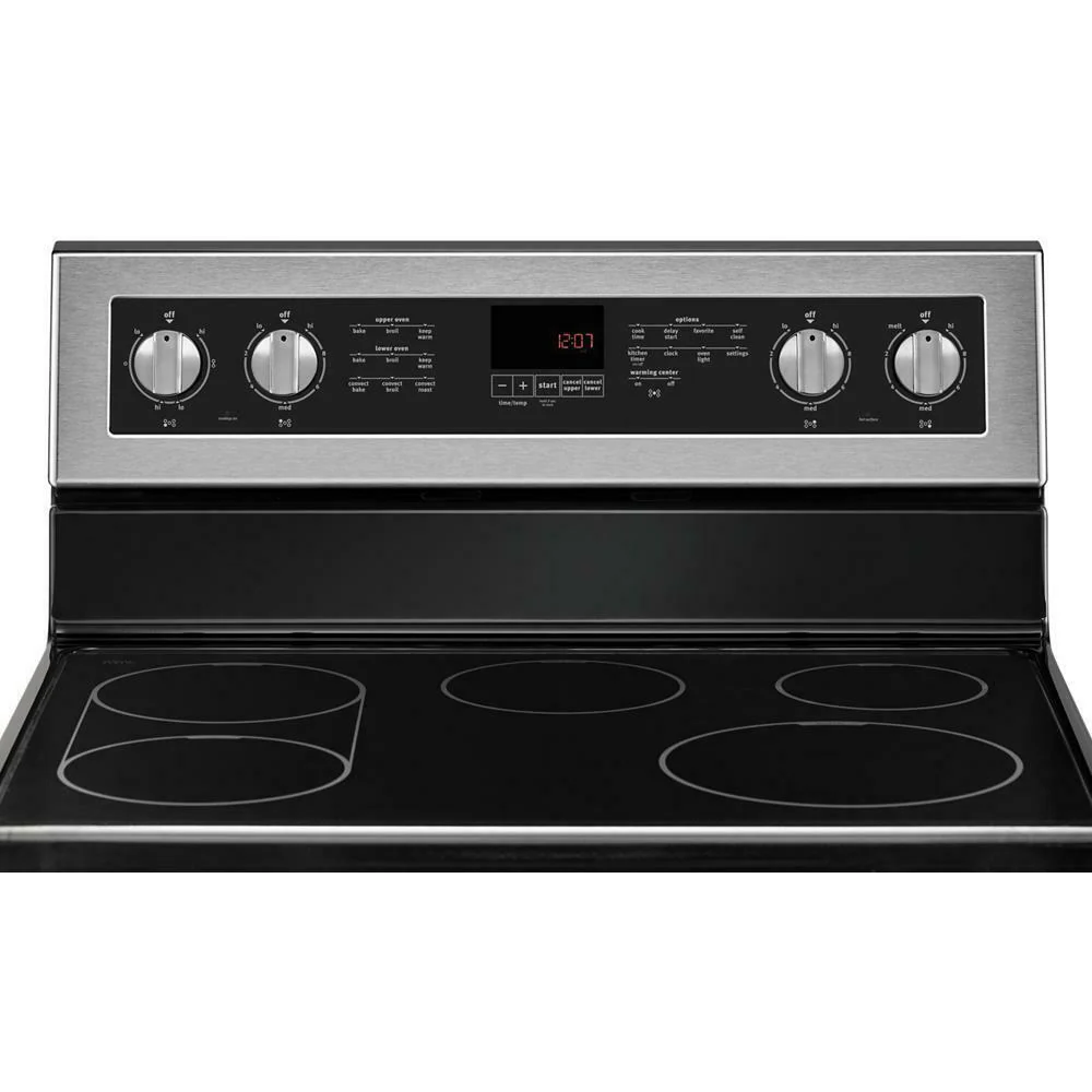 Maytag MET8800FZ 30-Inch Wide Double Oven Electric Range With True Convection - 6.7 Cu. Ft. - Image 3