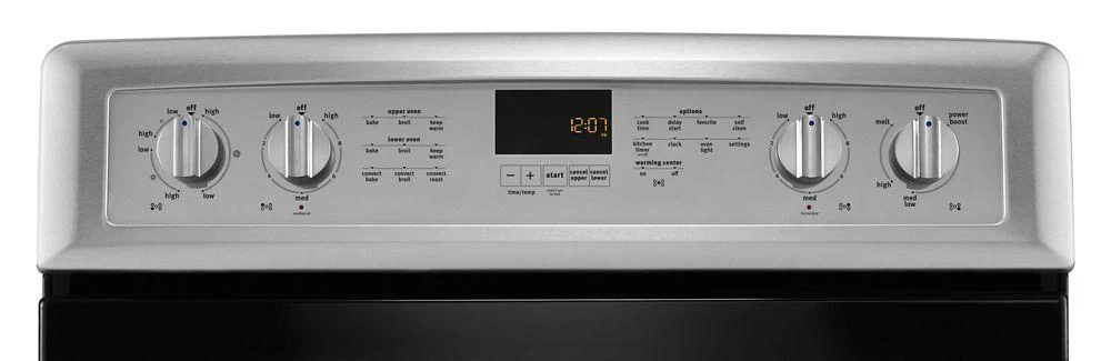 Maytag MET8820DS 30-inch Wide Double Oven Electric Range with Convection - 6.7 cu. ft. - Image 3