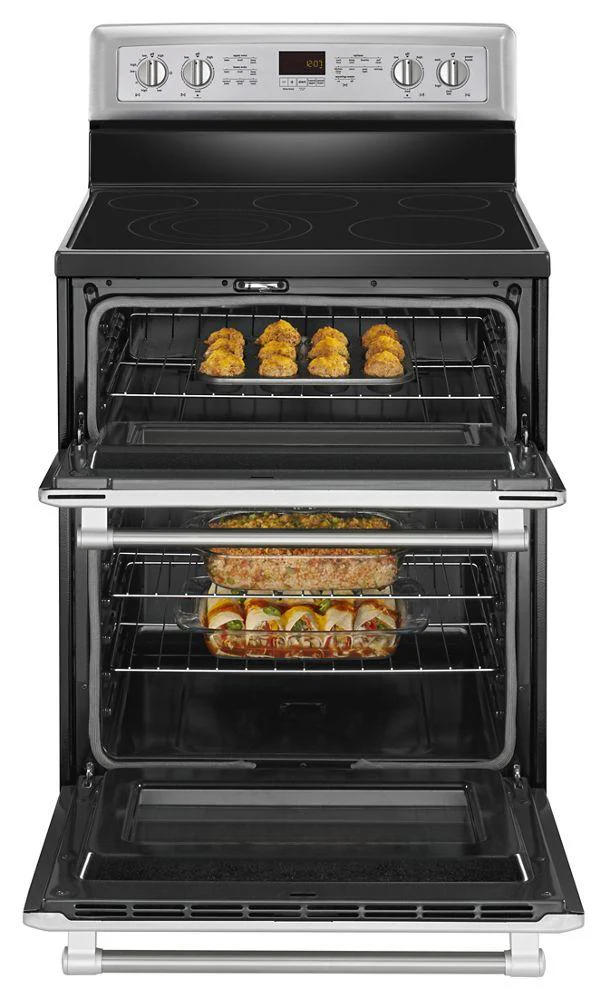 Maytag MET8820DS 30-inch Wide Double Oven Electric Range with Convection - 6.7 cu. ft. - Image 5