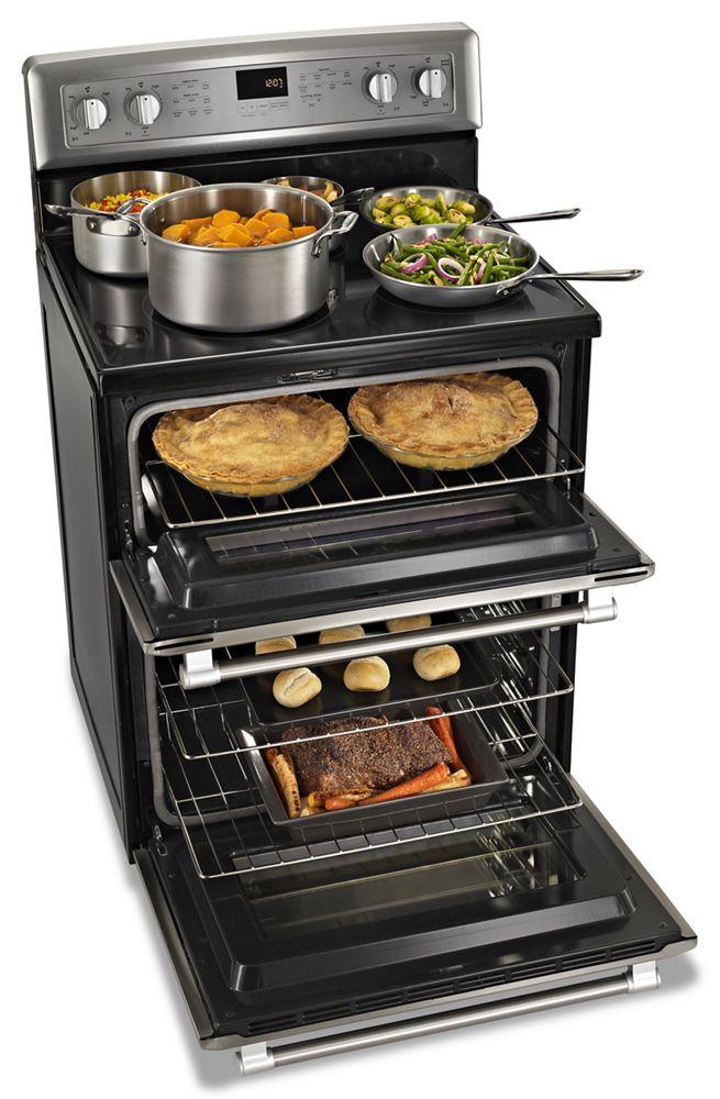 Maytag MET8820DS 30-inch Wide Double Oven Electric Range with Convection - 6.7 cu. ft. - Image 6