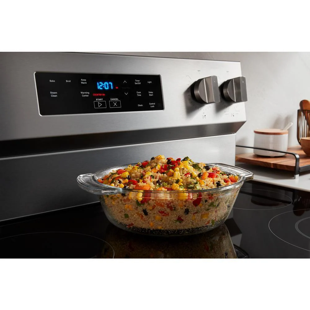 Maytag MFES4030RS 30-Inch Wide Electric Range With Steam Clean - 5.3 cu. ft. - Image 5