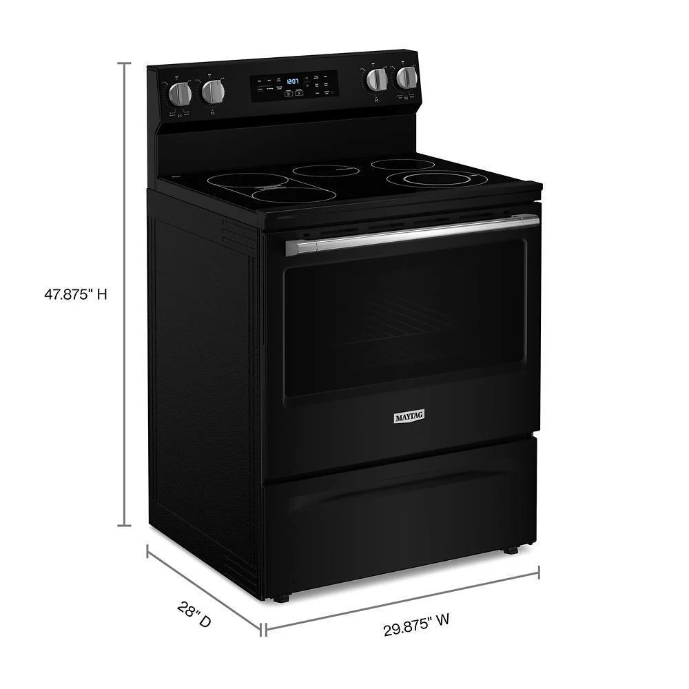 Maytag MFES6030RB 30-Inch Wide Electric Range With No Preheat Air Fry and Air Baking - 5.3 cu. ft. - Image 4