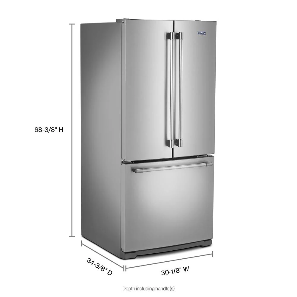 Maytag MFF2055FRZ 30-Inch Wide French Door Refrigerator - 20 Cu. Ft. - Image 6