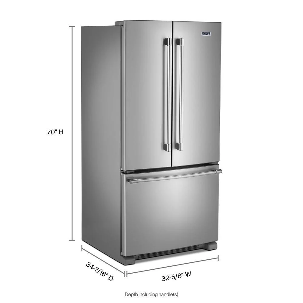 Maytag MFF2258FEZ 33-Inch Wide French Door Refrigerator - 22 Cu. Ft. - Image 2