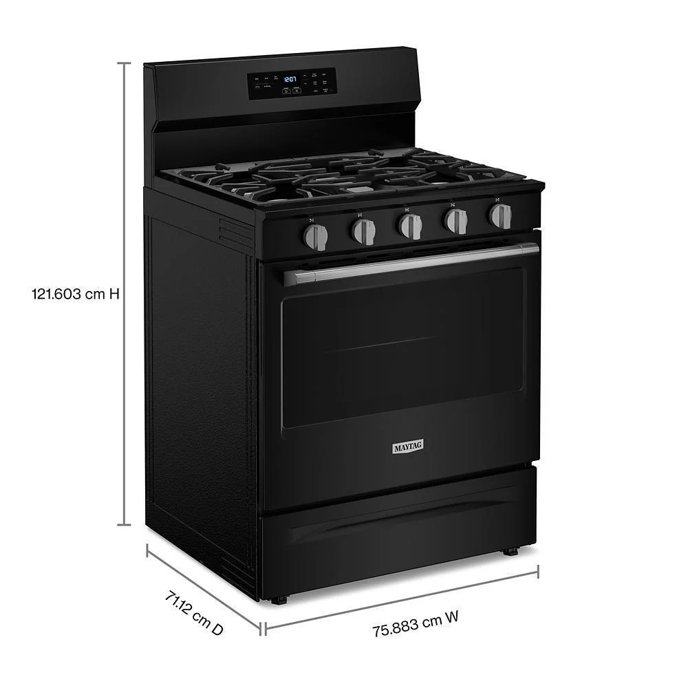 Maytag MFGS6030RB 30-Inch Wide Gas Range With No Preheat Air Fry and Air Baking - 5.0 cu. ft. - Image 4