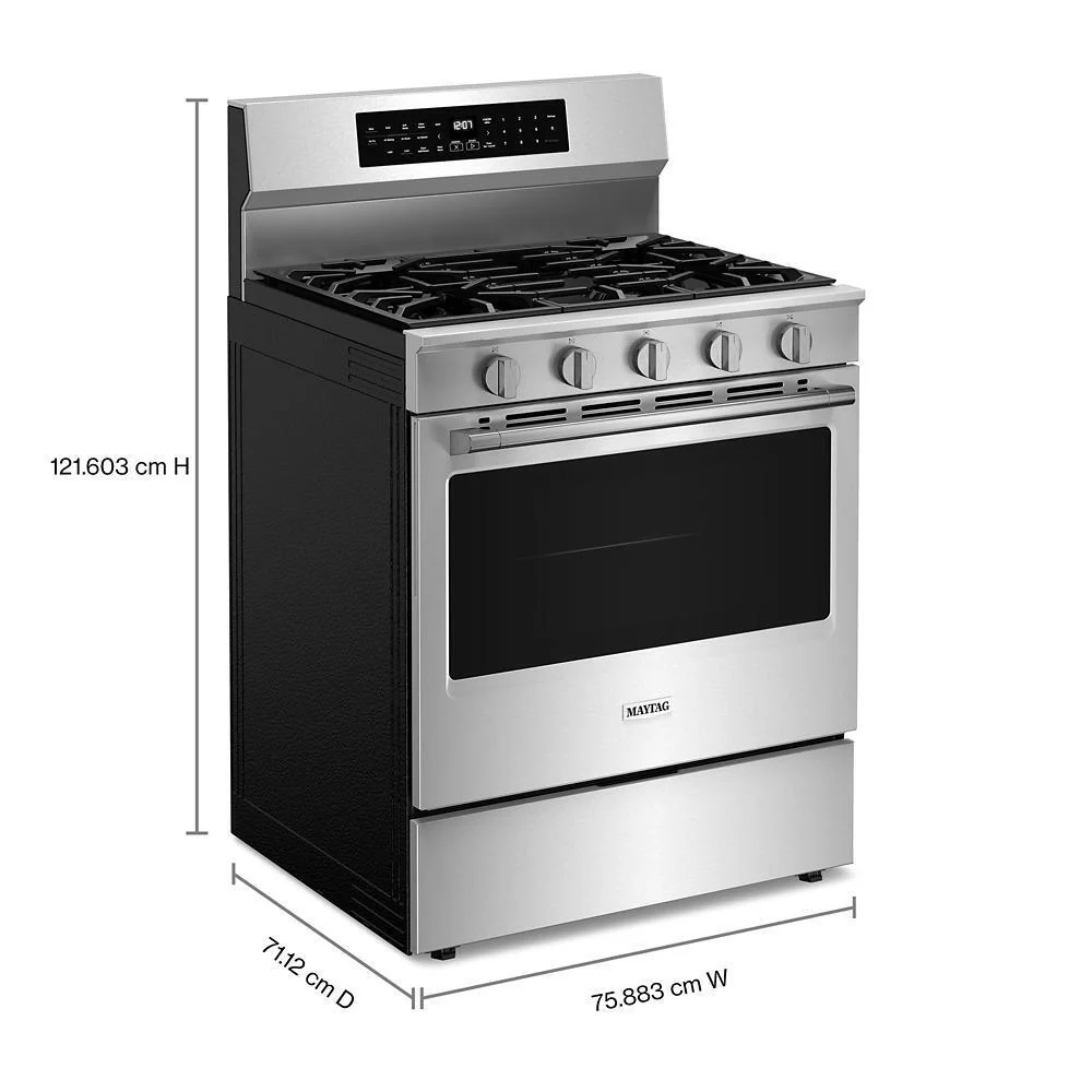 Maytag MFGS8030RZ 30-Inch Wide Gas Range With Grill Mode - 5.0 cu. ft. - Image 4