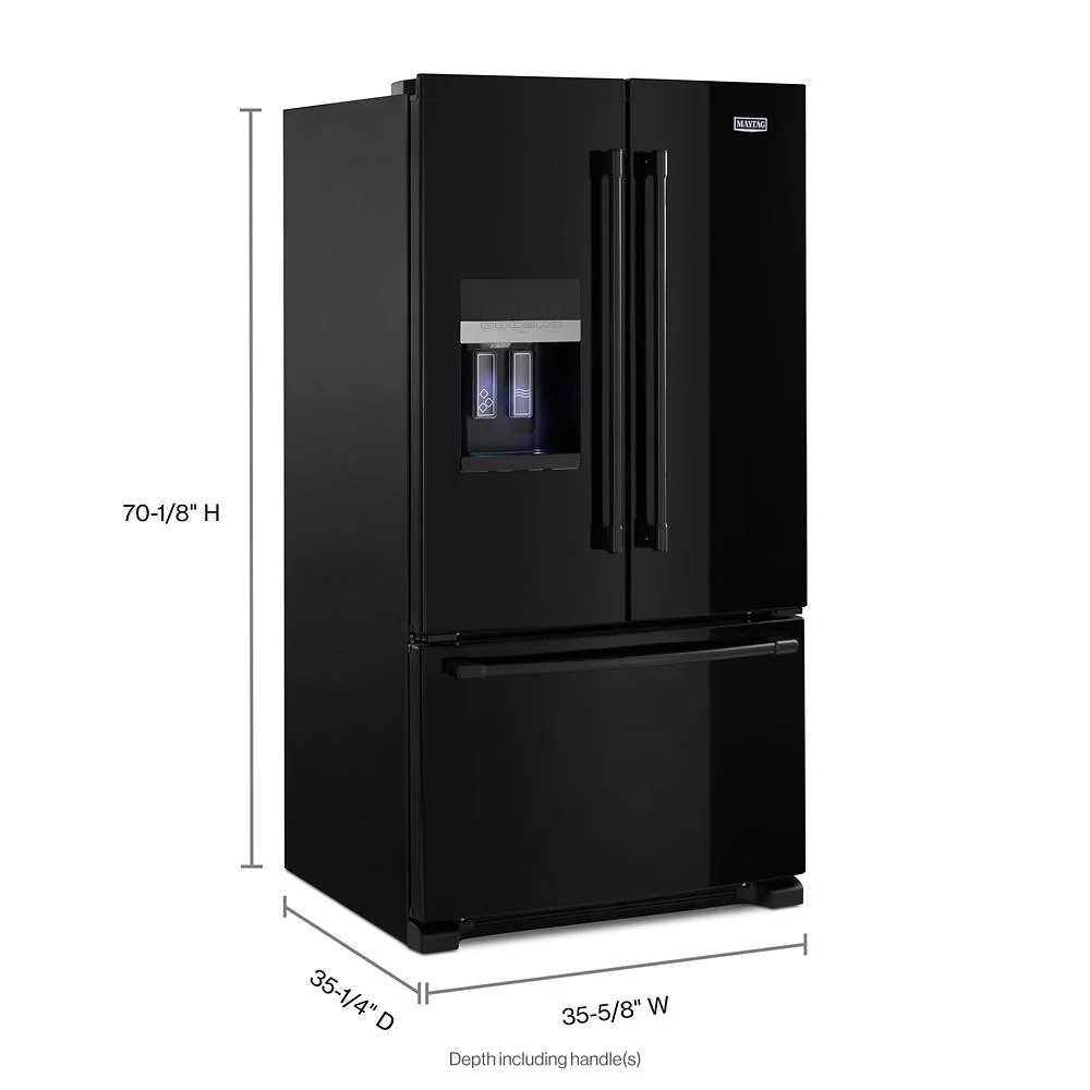 Maytag MFI2570FEB 36-Inch Wide French Door Refrigerator with PowerCold® Feature - 25 Cu. Ft - Image 2