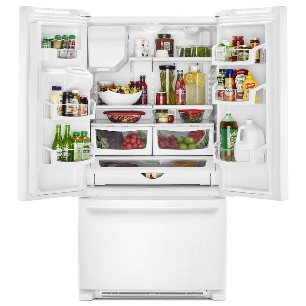 Maytag MFI2570FEW 36-Inch Wide French Door Refrigerator with PowerCold® Feature - 25 Cu. Ft - Image 8
