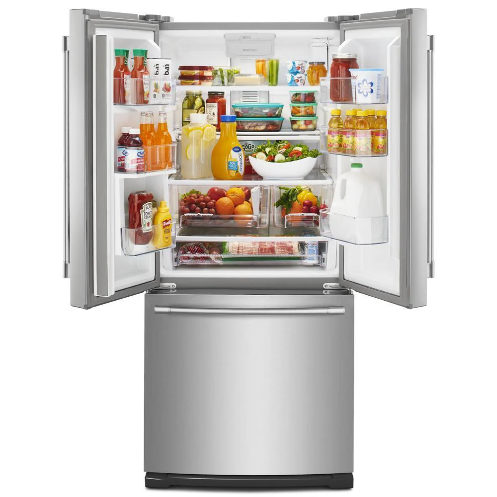 Maytag MFW2055FRZ 30-Inch Wide French Door Refrigerator with Exterior Water Dispenser- 20 Cu. Ft. - Image 4