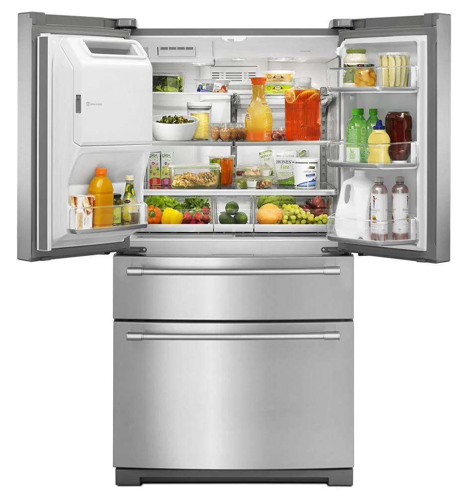 Maytag MFX2676FRZ 36-Inch Wide 4-Door French Door Refrigerator with Steel Shelves - 26 Cu. Ft. - Image 3