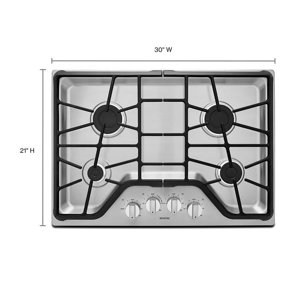 Maytag MGC7430DS 30-inch Wide Gas Cooktop with Power™ Burner - Image 5