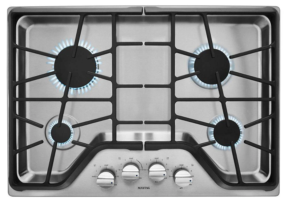 Maytag MGC9530DS 30-inch Wide Gas Cooktop with DuraGuard Protection Finish - Image 3